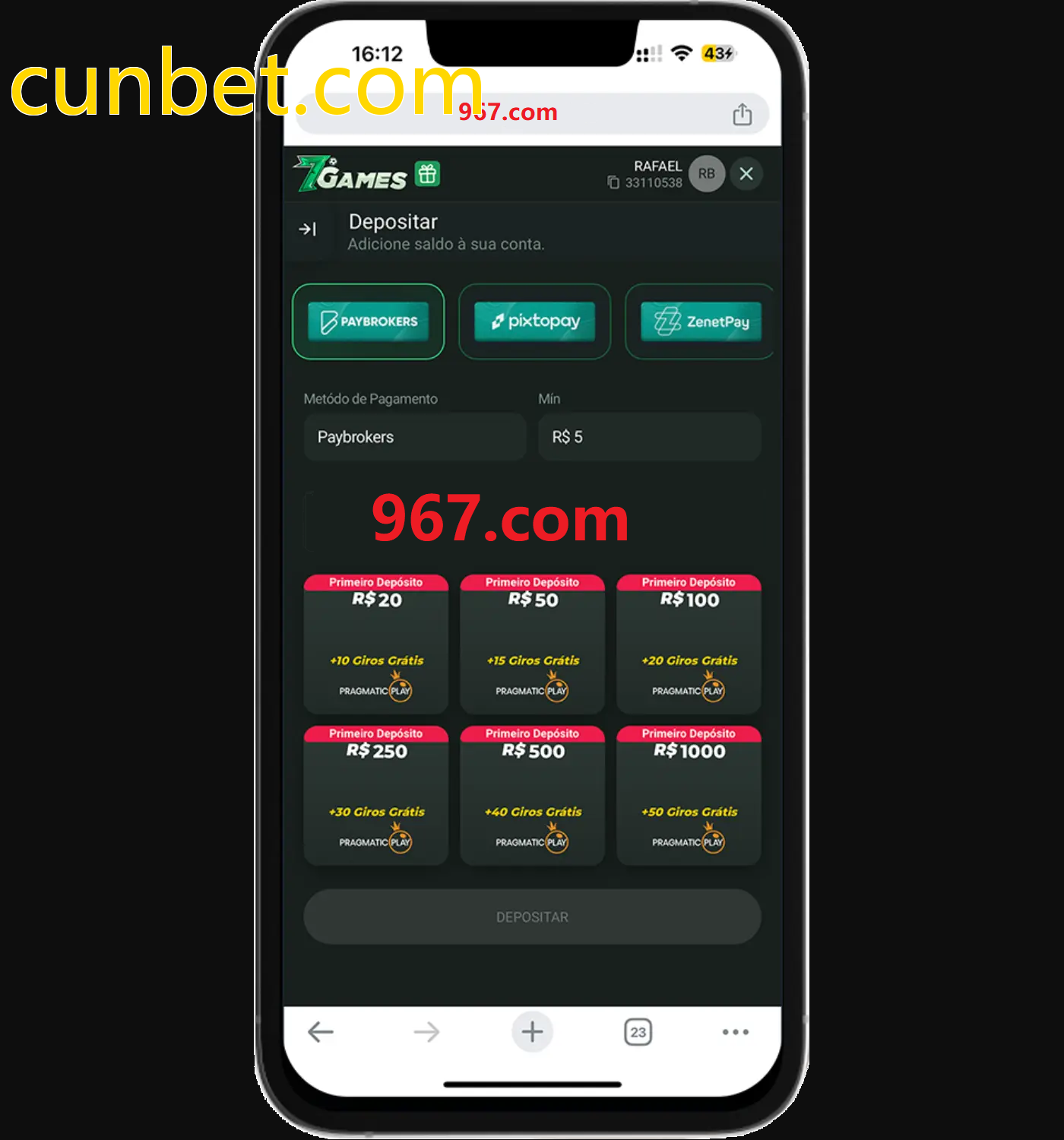 Baixe o aplicativo cunbet.com para jogar a qualquer momento