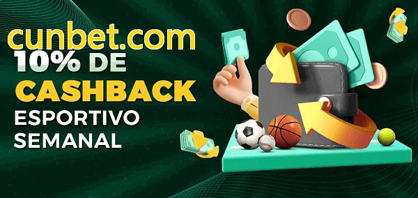 10% de bônus de cashback na cunbet.com